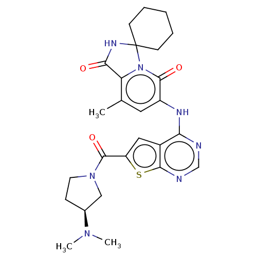 Chemical structure of BindingDB Monomer ID 550536