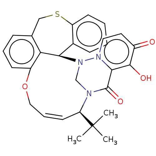 Chemical structure of BindingDB Monomer ID 552391