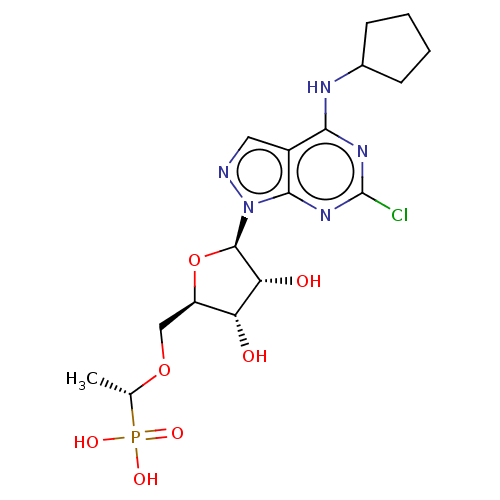 Chemical structure of BindingDB Monomer ID 554174