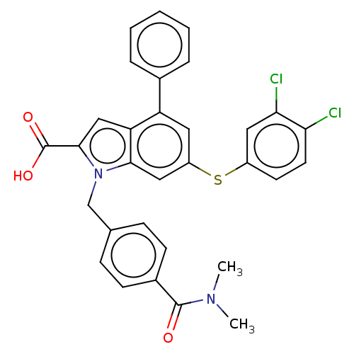 Chemical structure of BindingDB Monomer ID 554554