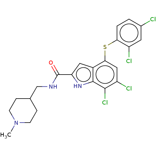 Chemical structure of BindingDB Monomer ID 554582