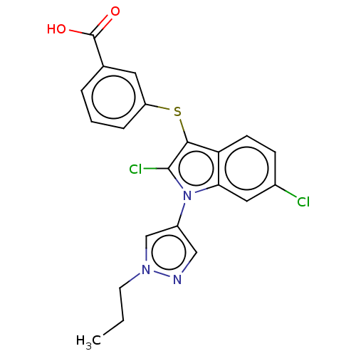 Chemical structure of BindingDB Monomer ID 555274