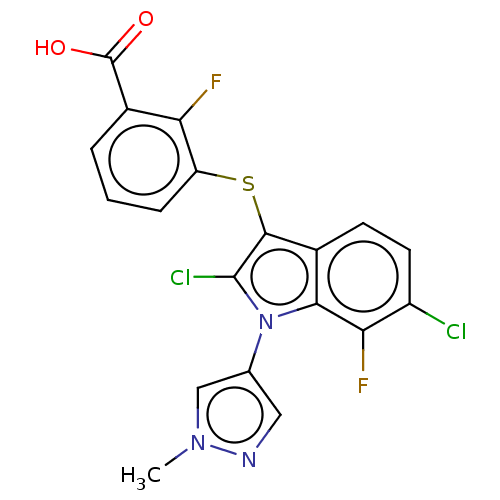 Chemical structure of BindingDB Monomer ID 555284