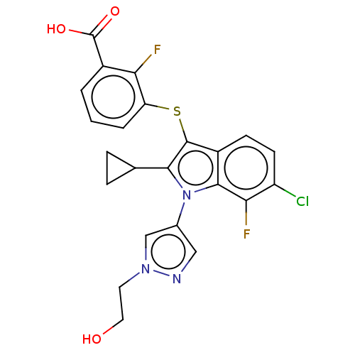 Chemical structure of BindingDB Monomer ID 555287