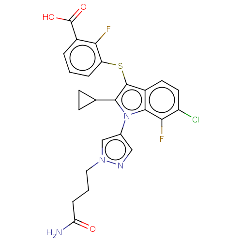 Chemical structure of BindingDB Monomer ID 555292