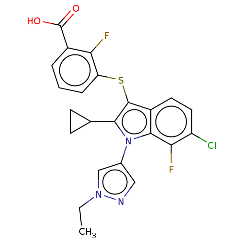 Chemical structure of BindingDB Monomer ID 555294