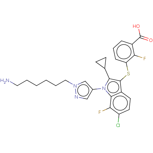 Chemical structure of BindingDB Monomer ID 555295