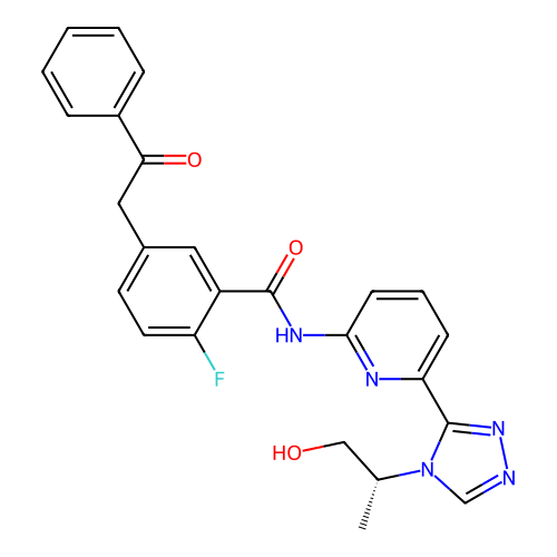 Chemical structure of BindingDB Monomer ID 555736