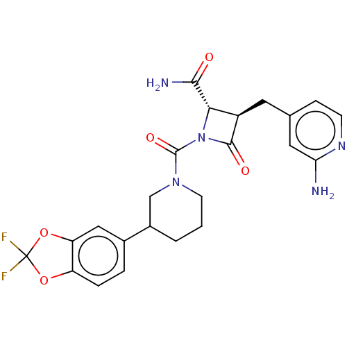 Chemical structure of BindingDB Monomer ID 555824