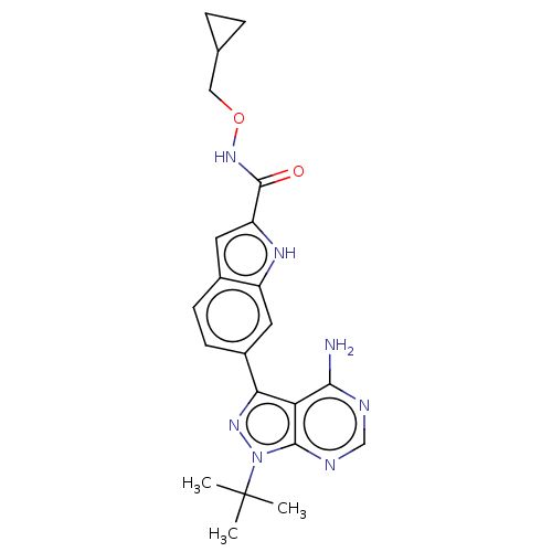Chemical structure of BindingDB Monomer ID 557355
