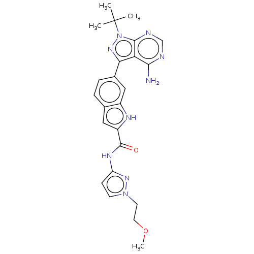 Chemical structure of BindingDB Monomer ID 557371