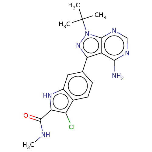 Chemical structure of BindingDB Monomer ID 557381