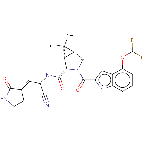Chemical structure of BindingDB Monomer ID 557674