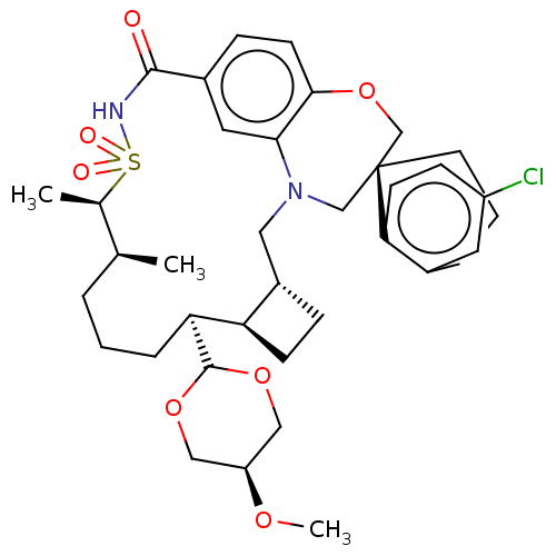 Chemical structure of BindingDB Monomer ID 557729