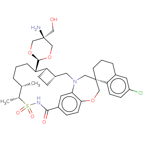 Chemical structure of BindingDB Monomer ID 557784