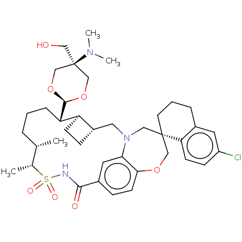 Chemical structure of BindingDB Monomer ID 557786