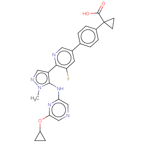 Chemical structure of BindingDB Monomer ID 557821