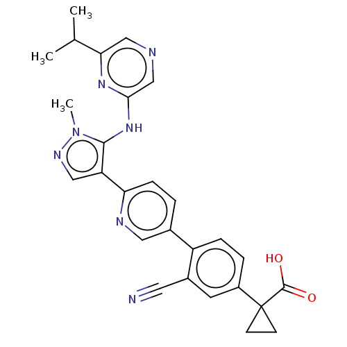 Chemical structure of BindingDB Monomer ID 557834
