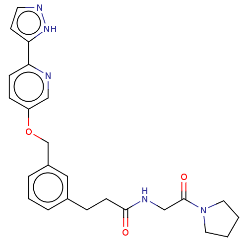Chemical structure of BindingDB Monomer ID 558357