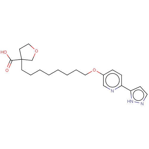 Chemical structure of BindingDB Monomer ID 558527