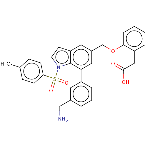 Chemical structure of BindingDB Monomer ID 558974