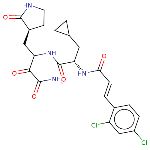 Chemical structure of BindingDB Monomer ID 559821