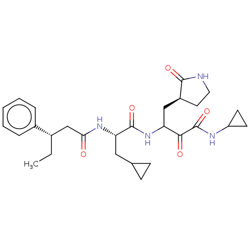 Chemical structure of BindingDB Monomer ID 559834