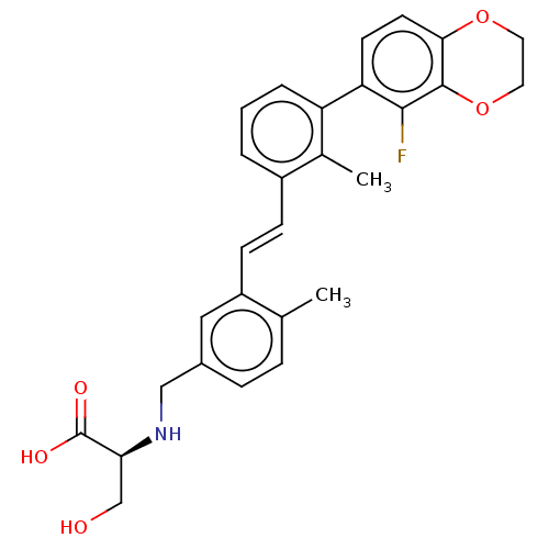 Chemical structure of BindingDB Monomer ID 560574