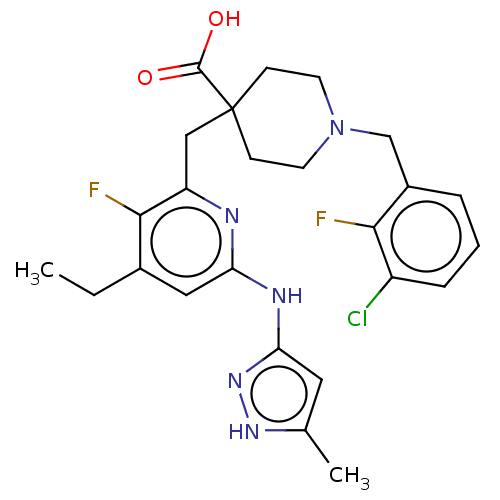 Chemical structure of BindingDB Monomer ID 560654