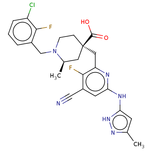 Chemical structure of BindingDB Monomer ID 560655
