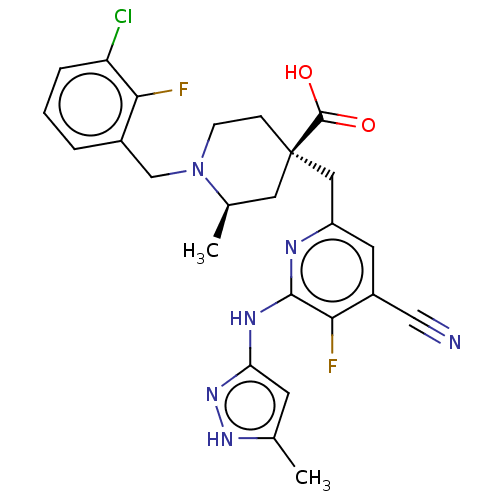 Chemical structure of BindingDB Monomer ID 560664
