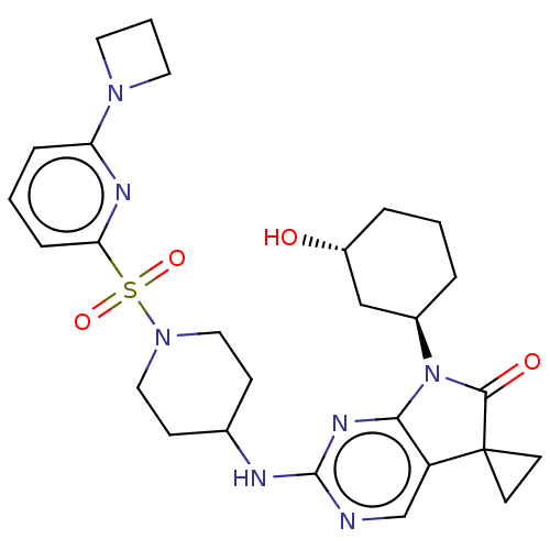 Chemical structure of BindingDB Monomer ID 560681
