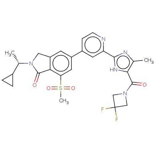 Chemical structure of BindingDB Monomer ID 562014