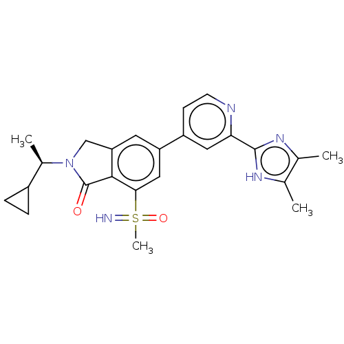 Chemical structure of BindingDB Monomer ID 562046