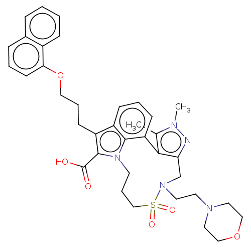 Chemical structure of BindingDB Monomer ID 562256