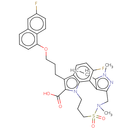 Chemical structure of BindingDB Monomer ID 562334