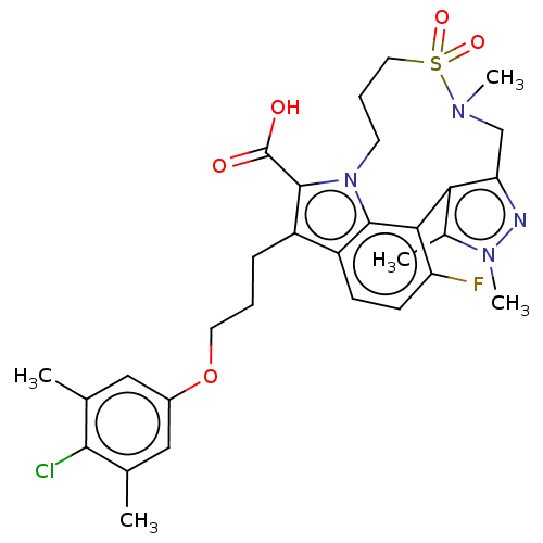 Chemical structure of BindingDB Monomer ID 562355