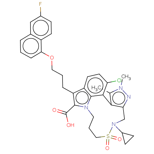 Chemical structure of BindingDB Monomer ID 562369