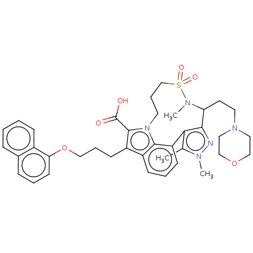 Chemical structure of BindingDB Monomer ID 562371
