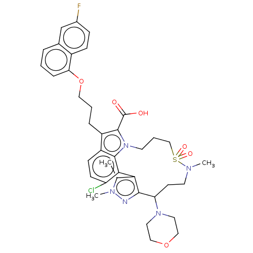 Chemical structure of BindingDB Monomer ID 562374