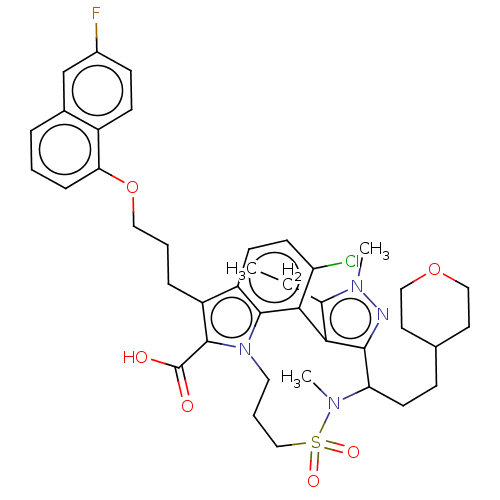 Chemical structure of BindingDB Monomer ID 562388