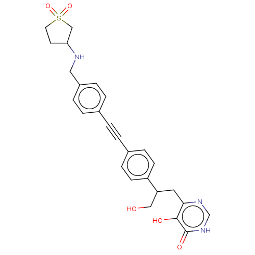 Chemical structure of BindingDB Monomer ID 563154