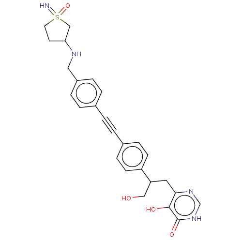 Chemical structure of BindingDB Monomer ID 563174