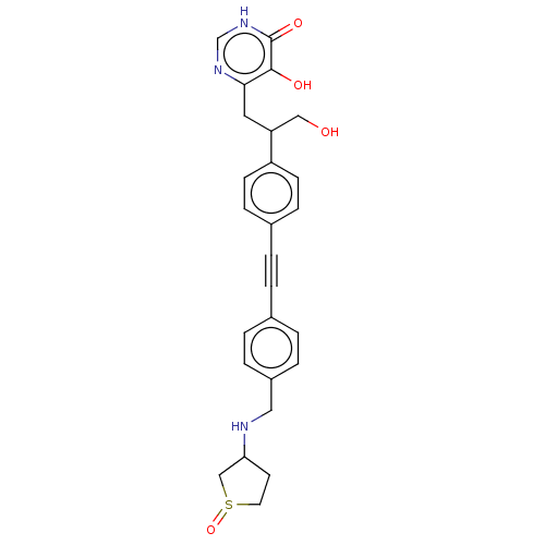 Chemical structure of BindingDB Monomer ID 563180