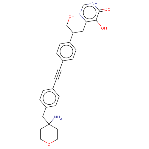 Chemical structure of BindingDB Monomer ID 563254