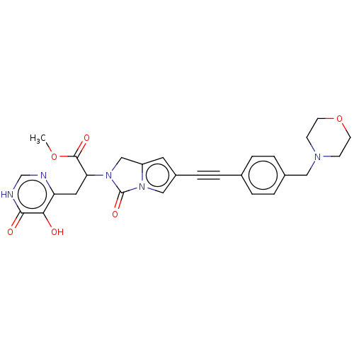 Chemical structure of BindingDB Monomer ID 563274