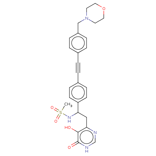 Chemical structure of BindingDB Monomer ID 563294