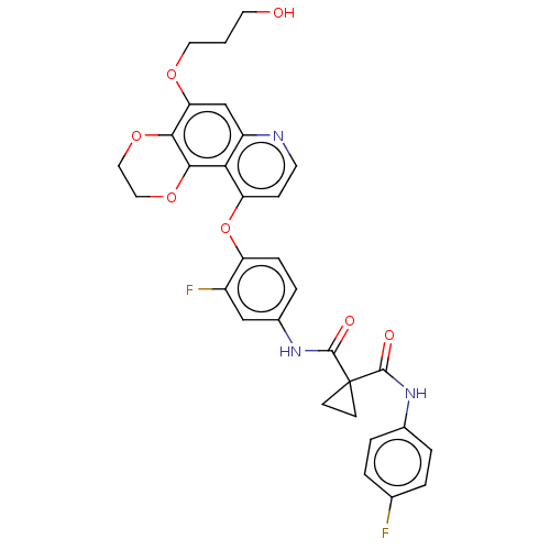Chemical structure of BindingDB Monomer ID 563464