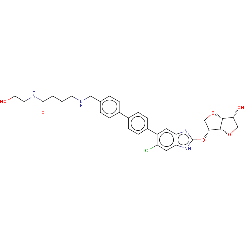 Chemical structure of BindingDB Monomer ID 563508