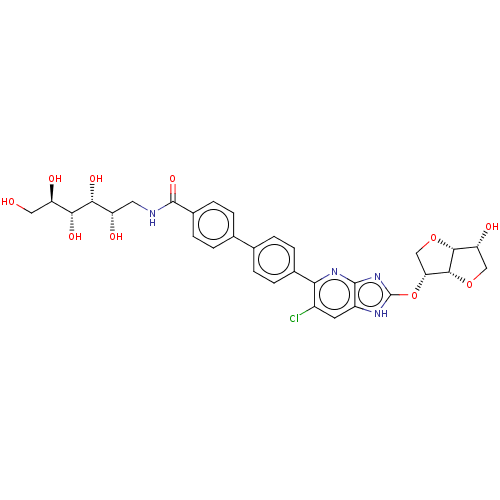 Chemical structure of BindingDB Monomer ID 563544